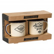 Emaljmuggar Espresso Cream
